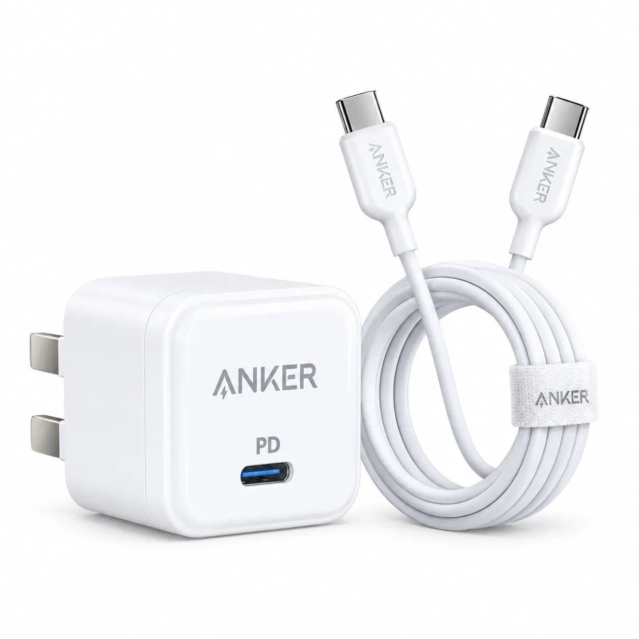 Anker 20W Charger + Type-C to C Cable Kit