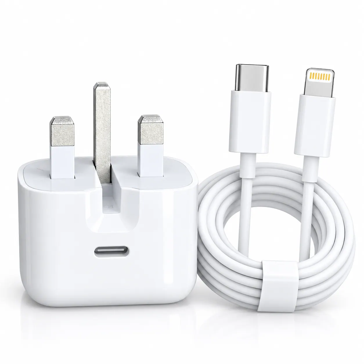 Apple 20W Adapter + Type-C to Lightning Cable