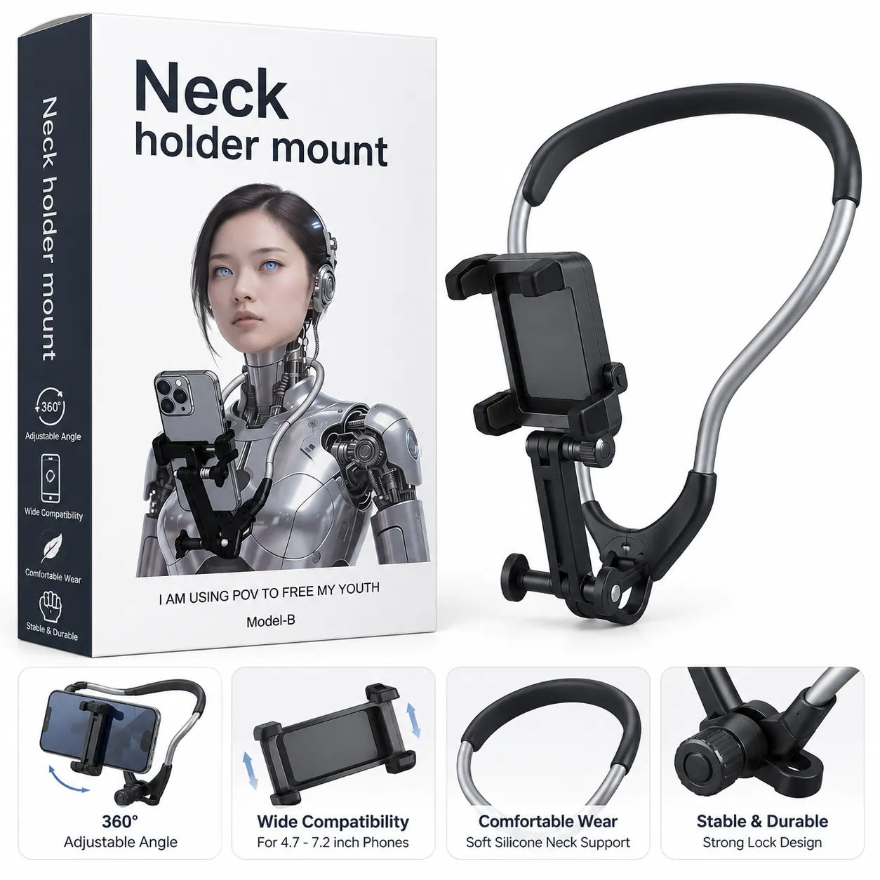 Neck Holder Mount (Model B)